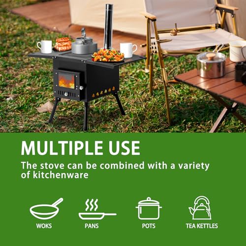 Outvita Portable Camping Wood Burning Stove