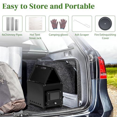 Outvita Portable Camping Wood Burning Stove