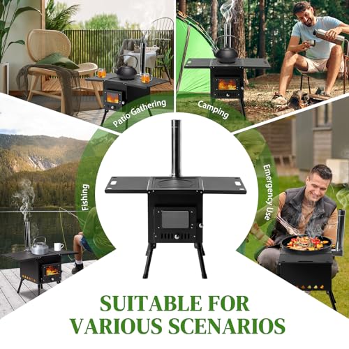 Outvita Portable Camping Wood Burning Stove