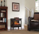 Duraflame 3D Flame Electric Fireplace Stove, Bronze