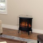 25-Inch Electric Fireplace Heater & Stove