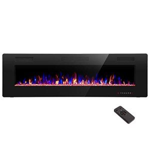 R.W.Flame 60" Electric Fireplace with Remote Control