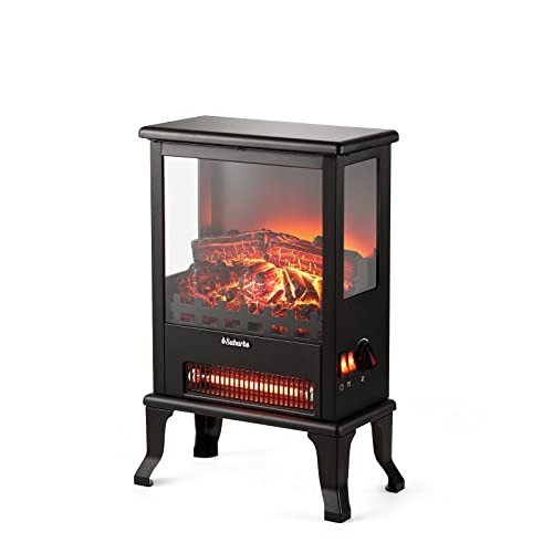 TURBRO TS17Q Infrared Electric Fireplace Stove Cozy Warmth