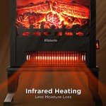 TURBRO TS17Q Infrared Electric Fireplace Stove