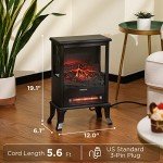 TURBRO TS17Q Infrared Electric Fireplace Stove