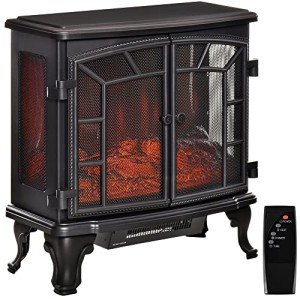 27" Electric Fireplace Stove with LED Flames