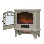 Duraflame 1500W Electric Fireplace Stove - Cream