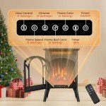 Compact Electric Fireplace Stove for Cozy Spaces