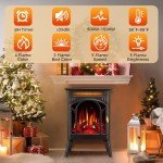 Compact Electric Fireplace Stove for Cozy Spaces