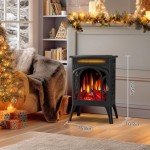 Compact Electric Fireplace Stove for Cozy Spaces