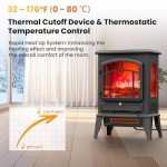 VEXON 22” Electric Infrared Quartz Fireplace Heater