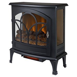 Muskoka 25" Black Curved Front Electric Stove
