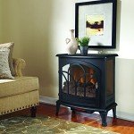 Muskoka 25" Black Curved Front Electric Stove