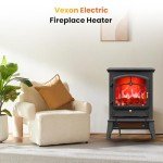 VEXON 22” Electric Infrared Quartz Fireplace Heater