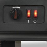 Muskoka 25" Black Curved Front Electric Stove
