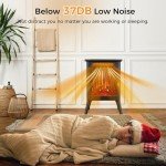 Joy Pebble 1500W Electric Fireplace Stove with Remote