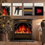 Antarctic Star 25" Electric Fireplace Stove