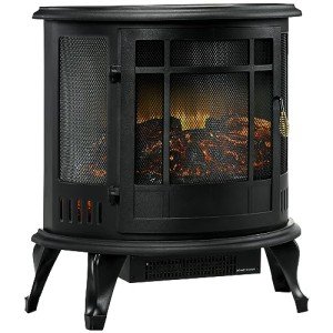 HOMCOM 22" Freestanding Electric Fireplace Heater