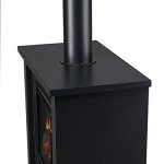 Real Flame Black Hollis Electric Fireplace with Remote