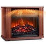 Portable Electric Fireplace Heater with 3D Flame Effect