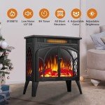 Joy Pebble Freestanding Electric Fireplace Stove Heater