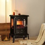 HOMCOM 23" Electric Infrared Fireplace Stove