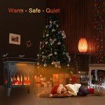 Joy Pebble Freestanding Electric Fireplace Stove Heater