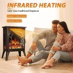 Antarctic Star 16" Electric Fireplace Stove With Remote