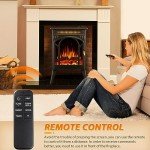 Antarctic Star 16" Electric Fireplace Stove With Remote