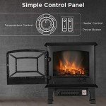 TURBRO TS20 Electric Fireplace with Realistic Flames