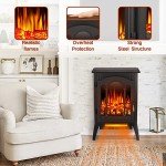 Xbeauty Electric Freestanding Infrared Fireplace Stove