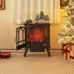 COSTWAY Remote Control Electric Stove Heater
