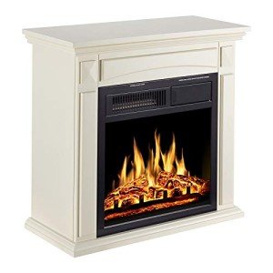JAMFLY 26” Electric Fireplace Heater with Remote