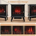 COSTWAY Remote Control Electric Stove Heater