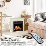 JAMFLY 26” Electric Fireplace Heater with Remote