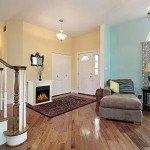 JAMFLY 26” Electric Fireplace Heater with Remote