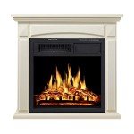 JAMFLY 26” Electric Fireplace Heater with Remote