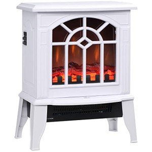 HOMCOM 18" Electric Fireplace Stove - Portable Heater