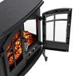 e-Flame USA Jasper Electric Fireplace Stove Heater