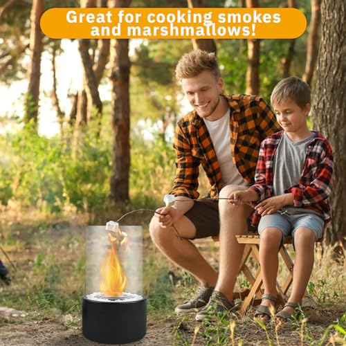 Compact Tabletop Fire Pit for Indoor/Outdoor Use