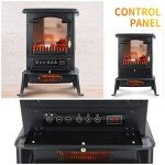 Portable Electric Fireplace Heater with Remote Control