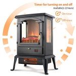 Portable Electric Fireplace Heater with Remote Control