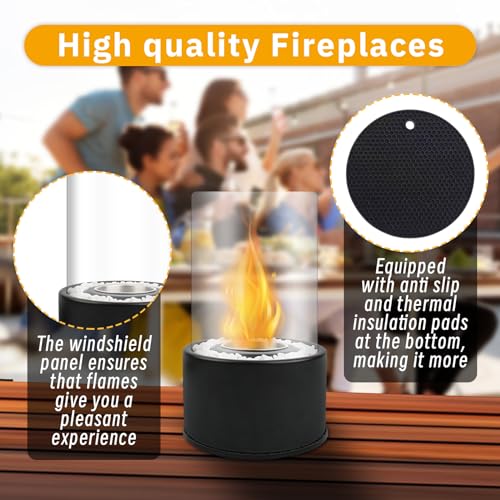 Compact Tabletop Fire Pit for Indoor/Outdoor Use