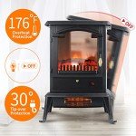 Portable Electric Fireplace Heater with Remote Control