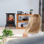 Portable Electric Fireplace Heater with Remote Control