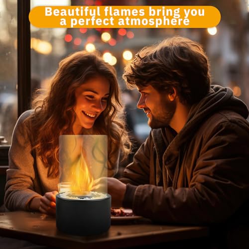 Compact Tabletop Fire Pit for Indoor/Outdoor Use