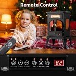 Selectric 22.4" Electric Fireplace Heater with Remote