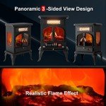 Selectric 22.4" Electric Fireplace Heater with Remote