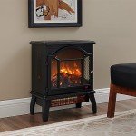 Portable Electric Fireplace with 3D Flame Effects