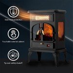 Selectric 22.4" Electric Fireplace Heater with Remote